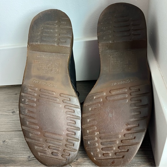 Vintage 90s Doc Martens Black 1461 Made In England Oxford - 6UK/8US - Picture 9 of 11